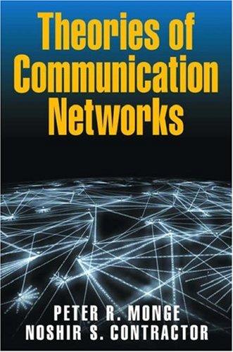 Cover for Theories of Communication Networks