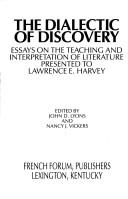 Cover for The Dialectic of discovery