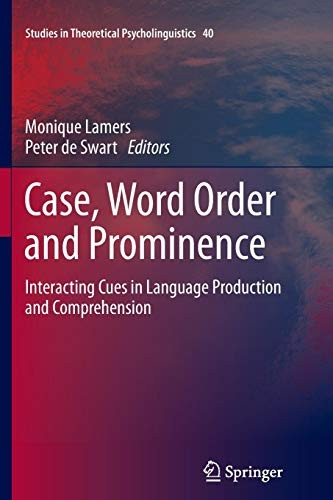 Cover for Case, Word Order and Prominence
