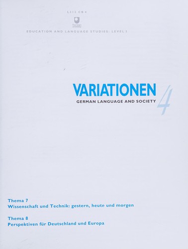 Cover for Variationen 4