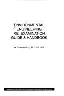 Cover for Environmental engineering P.E. examination guide & handbook.