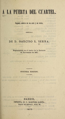 Cover for A la puerta del cuartel