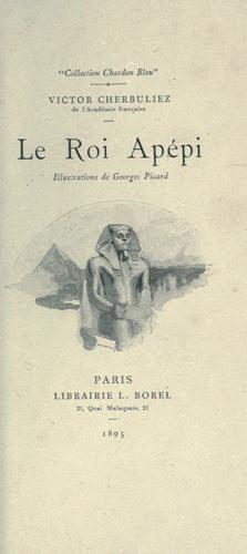 Cover for roi Apépi