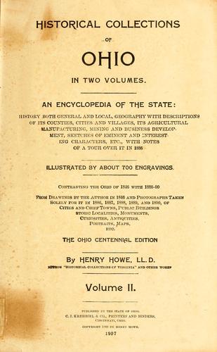 Cover for Historical collections of Ohio