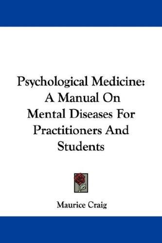 Cover for Psychological Medicine