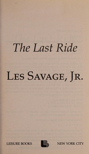 Cover for The last ride