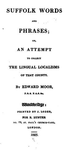 Cover for Suffolk words and phrases