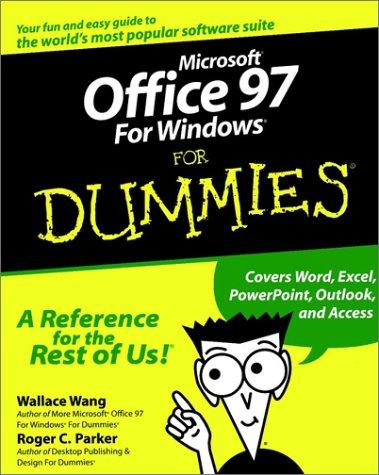 Cover for Microsoft Office 97 for Windows for dummies