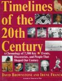 Cover for Timelines of the 20th Century