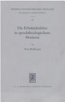 Cover for Die Erbsündenlehre in sprachtheologischem Horizont