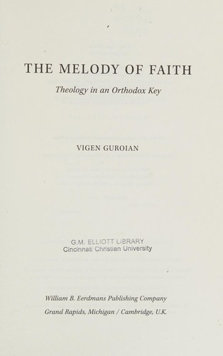 Cover for The melody of faith