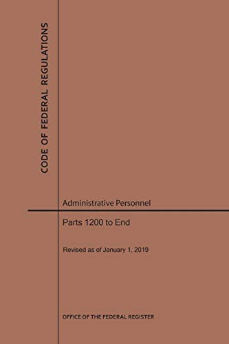 Cover for Code of Federal Regulations Title 5, Administrative Personnel, Parts 1200-End, 2019