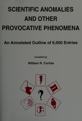 Cover for Scientific Anomalies and Other Provocative Phenomena