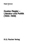 Cover for Gustav Regler