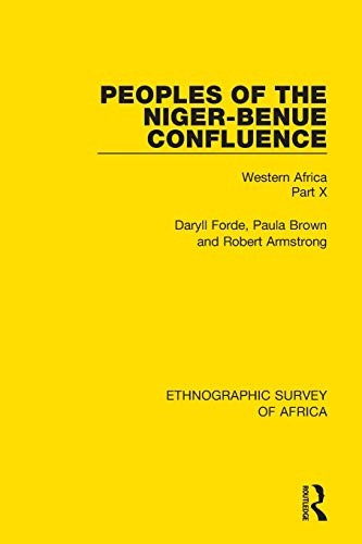 Cover for Peoples of the Niger-Benue Confluence