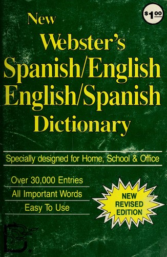 Cover for New Webster's English-Spanish Dictionary