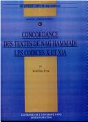 Cover for Concordance des textes de Nag Hammadi