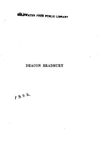Cover for Deacon Bradbury