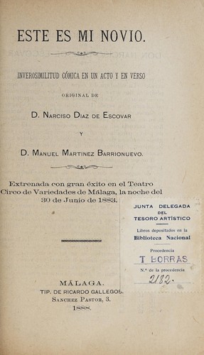 Cover for Este es mi novio