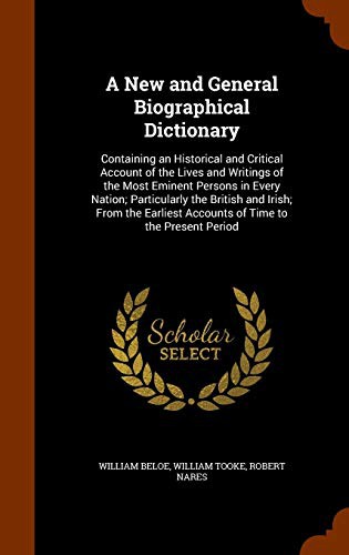 Cover for A New and General Biographical Dictionary