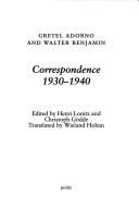 Cover for Correspondence 1930-1940
