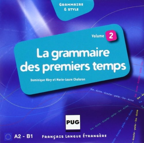 Cover for GRAMMAIRES DES 1ERS TEMPS 2  - CD AUDIO-NVLLE COUV