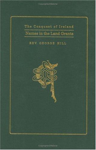 Cover for Names in the Irish Land Grants