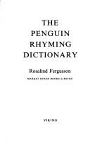 Cover for The Penguin rhyming dictionary