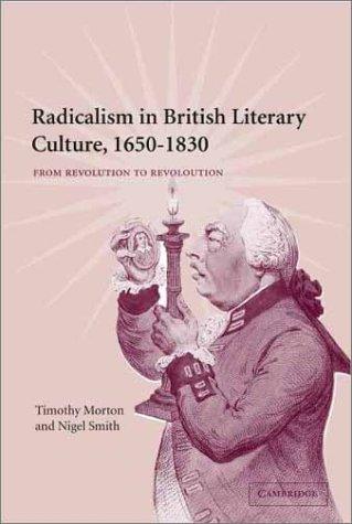 Cover for Radicalism in British Literary Culture, 16501830