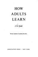 Cover for How adults learn
