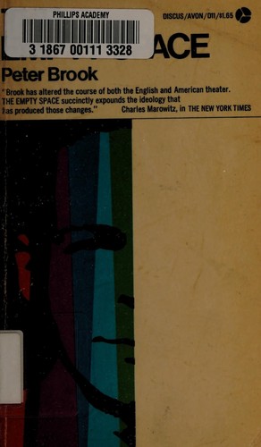Cover for The empty space.