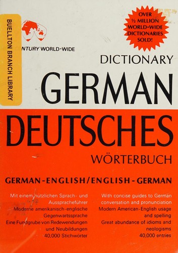 Cover for Follett World Wide German Language Dictionary