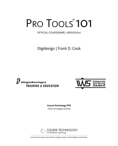 Cover for Pro tools 101