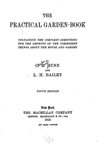 Cover for The Practical Garden-book: Containing the Simplest Directions for the Growing of the Commonest ...