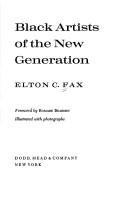 Cover for Black artists of the new generation