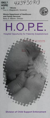 Cover for H.O.P.E., Hospital opportunity for paternity establishment