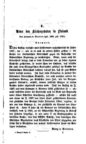 Cover for Archiv für die Geschichte Liv-, Est- und Curlands. 1.-8. Bd