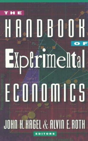 Cover for The handbook of experimental economics