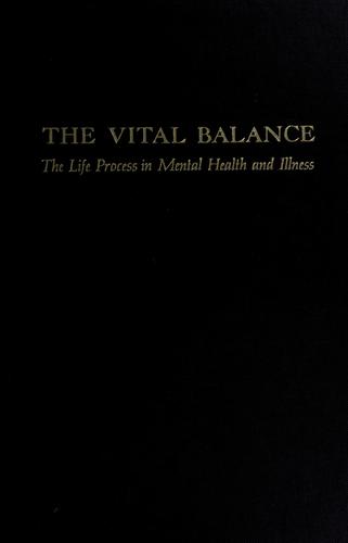 Cover for The vital balance
