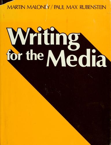 Cover for Writing for the media