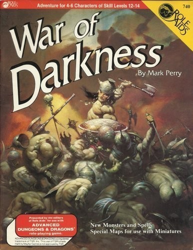 Cover for War of Darkness (Role Aids/Advanced Dungeons and Dragons)