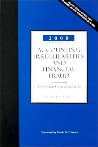 Cover for Accounting irregularities and financial fraud