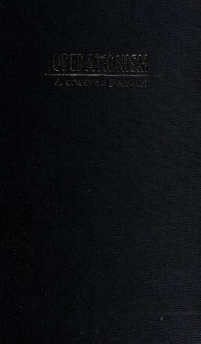 Cover for Operationism
