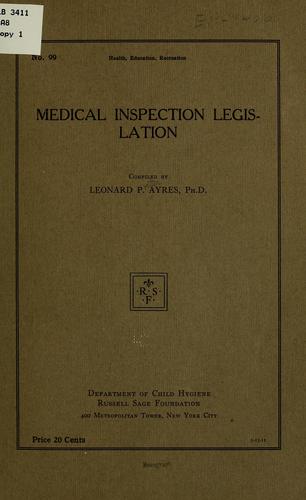 Cover for Medical inspection legislation