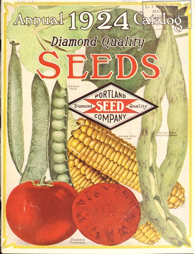 Cover for Portland Seed Company's Catalog and seed annual for 1924