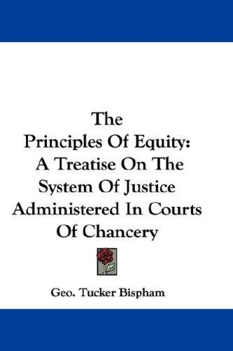 Cover for The Principles Of Equity