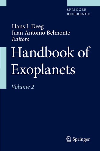 Cover for Handbook of Exoplanets