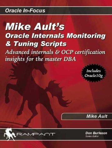 Cover for Mike Ault's Oracle Internals Monitoring & Tuning Scripts