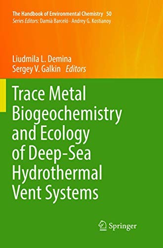Cover for Trace Metal Biogeochemistry and Ecology of Deep-Sea Hydrothermal Vent Systems