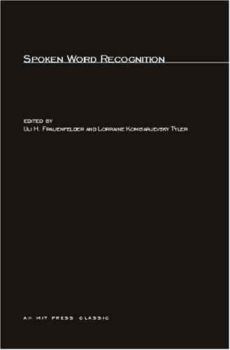 Cover for Spoken word recognition